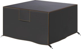 Outsunny Pokrywa na Meble Ogrodowe Zimoodporna Wodoodporna Ochrona UV Pokrowiec 420D Oxford 125x125x74 cm Czarna | Aosom PL
