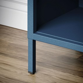 Regał na książki MARIO, 500 x 1800 x 350 mm, Modern: granatowy