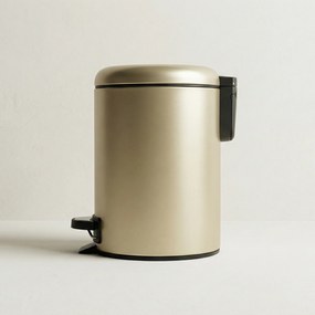 Kosz łazienkowy STEG z wolno opadającą pokrywą, wyciągany pojemnik, 3 l