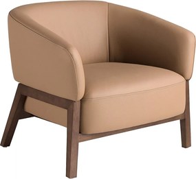 Fotel skórzany brązowy 5189 ANGEL CERDA