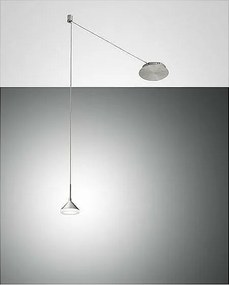 Lampa wisząca LED Isabella z metalu i metakrylanu 3410-41-212 Fabas Luce