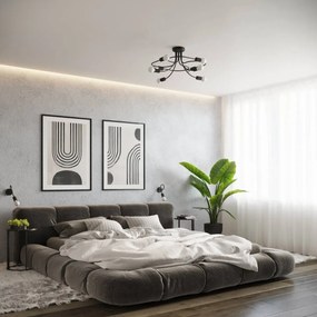 Kinkiet LEVAR czarny SOLLUX  LIGHTING