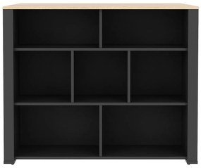 Wyspa kuchenna z 7 wnękami - Naturalny i antracytowy - OPOLE