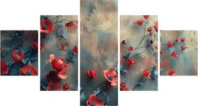 Obraz - Wilcze maki (125x70 cm)