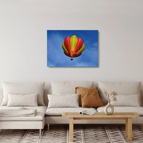 Obraz na szkle - latający balon (70x50 cm)