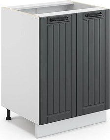 Szafki kuchenne antracytowy domek wiejski 60x51.6x82 fame-line