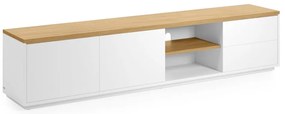 Biała szafka pod TV 200x44 cm Abilen – Kave Home