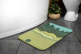 Dywanik antypoślizgowy do łazienki Dywanik antypoślizgowy do łazienki Góry Abstrakcja