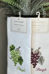 Ręczniki kuchenne WISTERIA, 3 szt Zielony Zestaw (3szt., 40x60 cm)