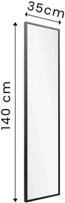 Modułowy lustrzany panel 35x140 P5-R42