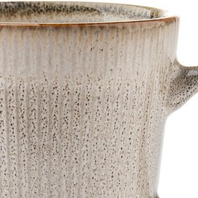 Zestaw 6 ceramicznych kubków Rustik 410 ml, beżowy