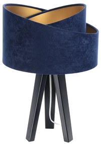 Lampa stołowa GEMSTONE granatowa/złota/czarna BPS KONCEPT