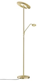 Lampa stojąca LED ze ściemniaczem w kolorze złota (wysokość 180 cm) Dent – Fischer & Honsel