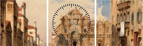 Obraz - Jules-Romain Joyant, The Scuola di San Marco, Venice, reprodukcje (z zegarem) (90x30 cm)
