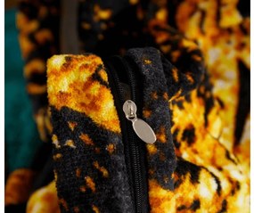 PrzytulneMieszkanie.pl PrzytulneMieszkanie.pl Pościel z mikropluszu TARELI turkusowa Rozmiar pościeli: 70 x 80 cm | 140 x 200 cm