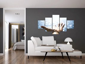 Obraz otwartej dłoni (125x70 cm)