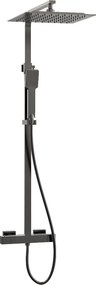 Quartos 300 kolumna prysznicowa termostatyczna szarym metalicznym - Essebagno