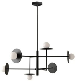 Lampa wisząca APP1668-6CP Black