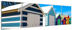 Obraz - Brighton Beach, Melbourne, Australia (170x50 cm)