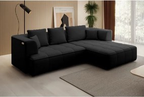 Narożnik ALBIO S Prawostronny z elektryczną regulacją siedziska, funkcja spania, wolnostojący w tkaninie EDEN 21 WERSAL