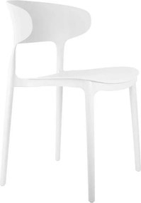 Krzesło do jadalni Fain - białe