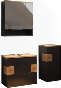 Zestaw mebli łazienkowych antracyt 70x37x64.5 eden