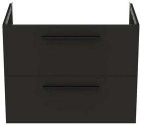 Antracytowa wisząca szafka pod umywalkę 80x63 cm i.Life B – Ideal Standard