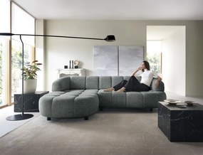 Narożnik VELPA S z elektryczną regulacją siedziska Lewostronny wolnostojący w tkaninie PUENTE 92 WERSAL