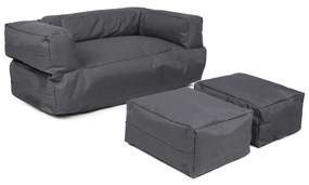 Szara sofa dla dzieci 100 cm Nier – Floriane Garden