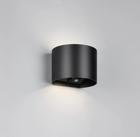 Lampa zewnętrzna ścienna LED z czujnikiem ruchu na USB (wysokość 10 cm) Genie – Reality