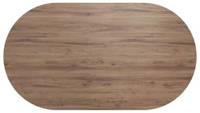 Stół z blatem w dekorze orzecha 100x180 cm Lago – TemaHome