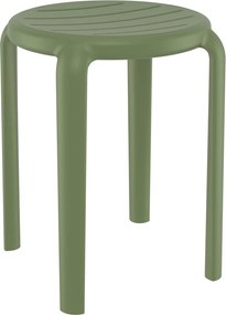 Plastikowy taboret do domu i kawiarni Tom Bar 45