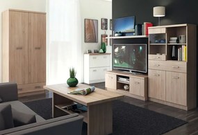 Wysoka witryna dąb sonoma - Riza 22X