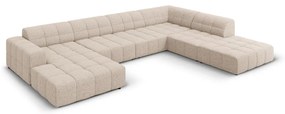 Beżowy narożnik (prawostronny/w kształcie litery U) Chicago – Cosmopolitan Design