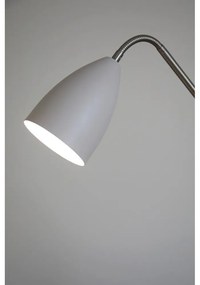 Beżowa lampa stojąca LED ze ściemniaczem z metalowym kloszem (wysokość 140 cm) Patro – Markslöjd