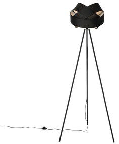 Nowoczesna lampa podłogowa czarna - Cloth Nowoczesny Oswietlenie wewnetrzne