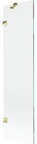 Mexen Lunar parawan nawannowy 1-skrzydłowy 50 x 150 cm, transparent, złoty - 897-050-000-50-00
