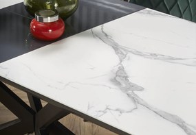 Designerski stół rozkładany w efekcie marmuru Diesel