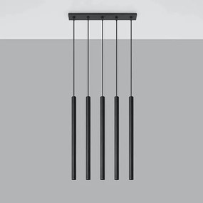 Lampa wisząca PASTELO 5 czarna