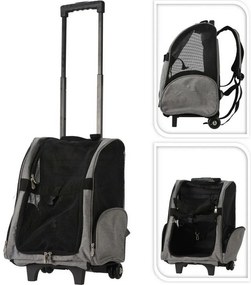 Torba na kółkach dla psów, szary