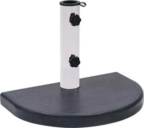Czarna granitowa podstawa do parasola ogrodowego D8-S38