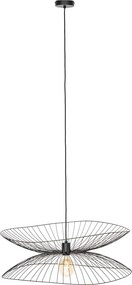Designerska lampa wisząca czarna 66cm - Pua