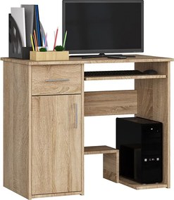 Biurko Komputerowe 90 Cm Dąb Sonoma S4-K08