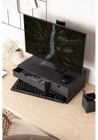 Kartonowy organizer na dokumenty z szufladką Ted Canvas Paper Laminate – Bigso