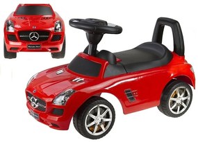 Jeździk mercedes-benz z kierownicą czerwony