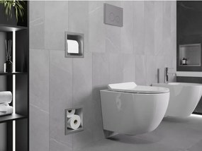 Mexen X-Wall-BP uchwyt na papier toaletowy z magazynkiem, inox - 1914