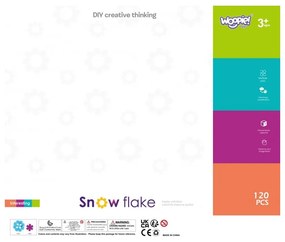 Woopie klocki konstrukcyjne wafle jeżyki 120 el.