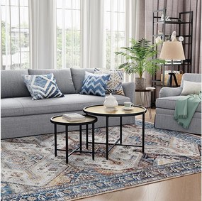 Zestaw stolików kawowych drewno 62x62x44.5 winnipeg