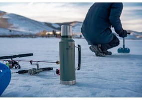 Zielony termos z kubkiem 1 l – Stanley