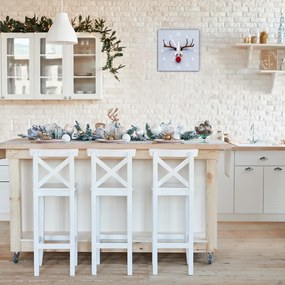 Zegar ścienny Renifer Rudolf Świeta